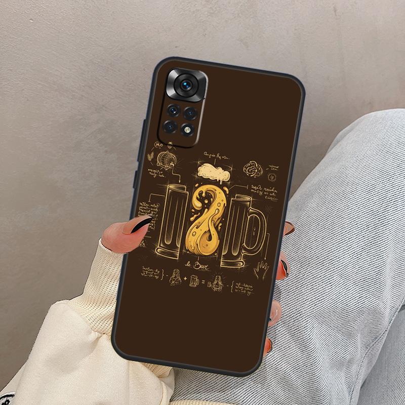 

Time Drink Cold Beer For Xiaomi Redmi Note 13 9 10 11 12 14 15 Pro Plus Case Cover For Redmi 14C 10C 12C 13C 15C Redmi Note 10 Pro