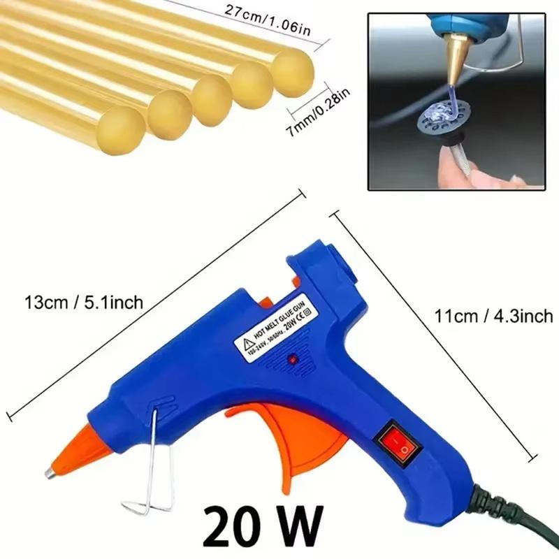 EU/US Plug Paintless Car Dent Puller Remover Kit Glue Gun Dent Lifter Puller for Car Large, Small Ding Hail Dent Removal