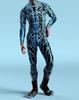 Halloween Cosplay Adult Jumpsuits With Mechanical Print For Play Character