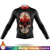 Mtb Clothing Men SKULL Fleece Jersey Cycling Mens Men's Shirt Thermal Winter Outfit Long Sleeve 2026 Man Road Bikes Jackets Bike