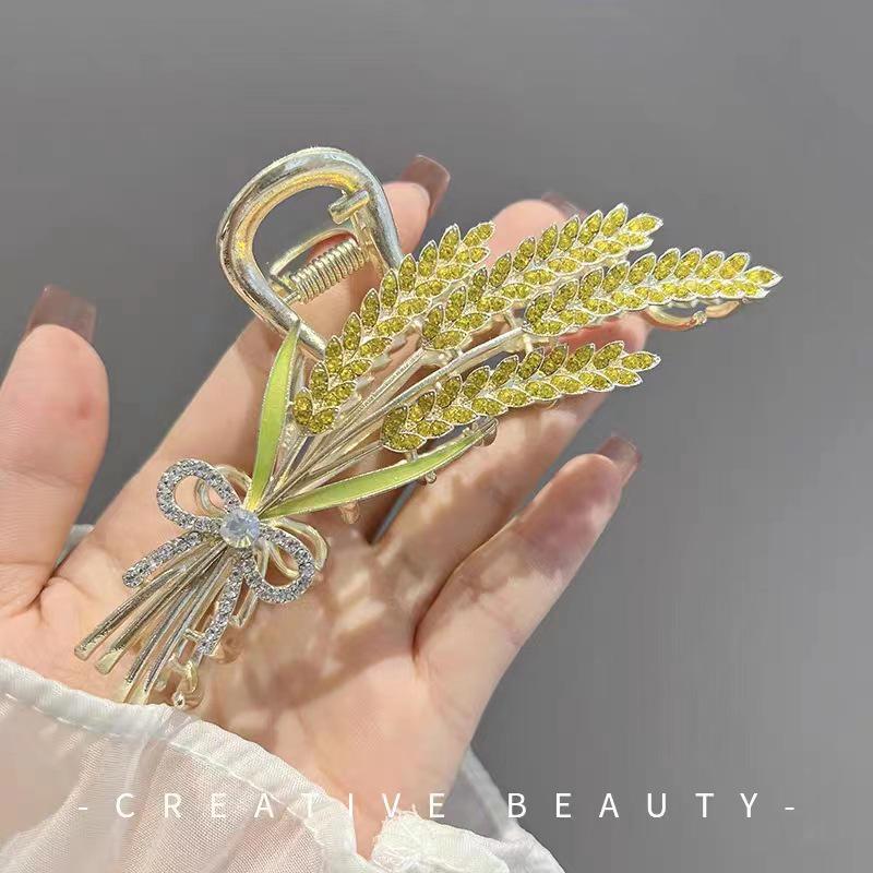 Koreanische Metall-Klauen-Haarspange: Damen Chic Hai Haarklammer