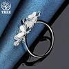 925 Sterling Silber Blumen Ring Schmuck
