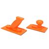 2Pcs Woodworking Push Block Plastic Carpenter Safety Tool for Table Saw Router Jointer Shaper Bandsaw Router Orange