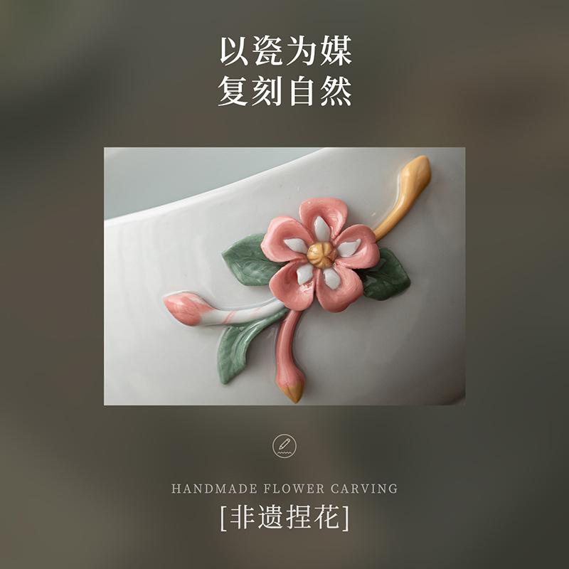 1-8pcs Matcha Set Handmade Home Pinch flowers Bowl Bamboo Whisk Teaspoon Tea Sets Tea Making Tools Accessories Ceremony Gift