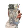 Star pattern three-dimensional pearl butterfly is suitable for Apple 17pro mobile phone case 15 advanced sense anti-drop 14/13 light luxury