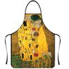 Waterproof Sleeveless Apron With Unique Print For Barbecuing And Creative Styling