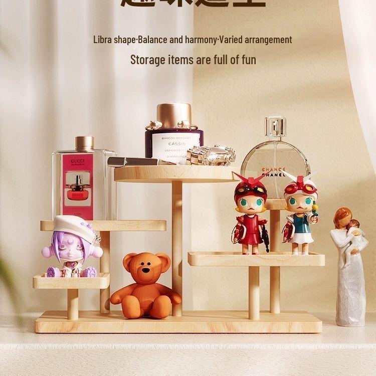 2025 Solid Wood Street Stall Jewelry Display Stand