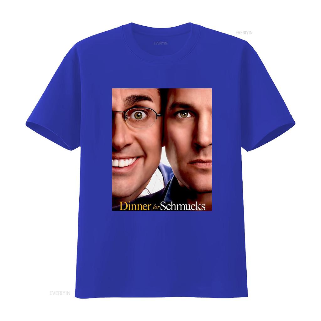 Funny Classic Comedy Dinner for Schmucks Character Print Casual T Shirt vintage Washed Top For Everyday Wear Stylish fashion