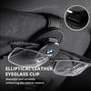 drswk4 3D Car Visor Glasses Clip Leather Logo Sunglasses Holder Magnetic Glasses Case For BMW E90 E60 E46 E39 F30 F10 E87 X3 X4 X5 X1