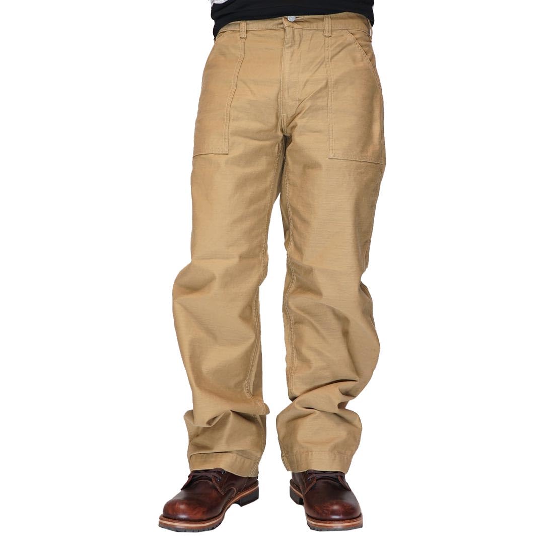 

Kojima Jeans Basic Baker Work Made in One Брюки, Брюки, Япония, Стирка, RNB-1201, Бежевый-30 бежевый