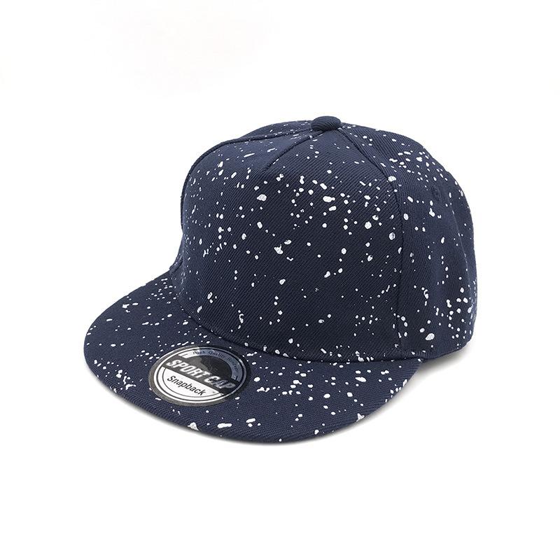 Children'S Light Board Hat, Graffiti Snowflake Outdoor Baseball Cap, Male And Female Baby Hip-Hop Hat