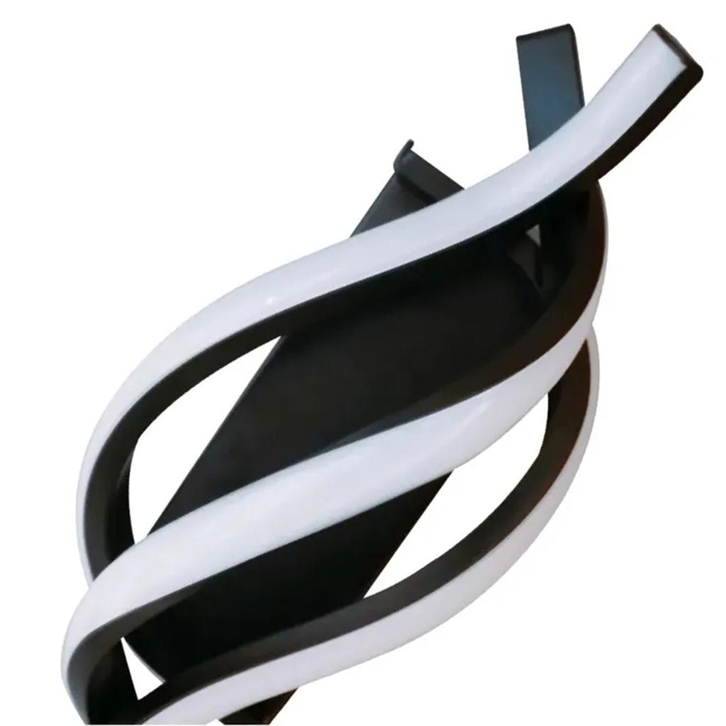 LED Spiral Wall Light Modern Design Indoor Mounted Bedside Lamp with Integrated LED Panel for Home and Office Lighting