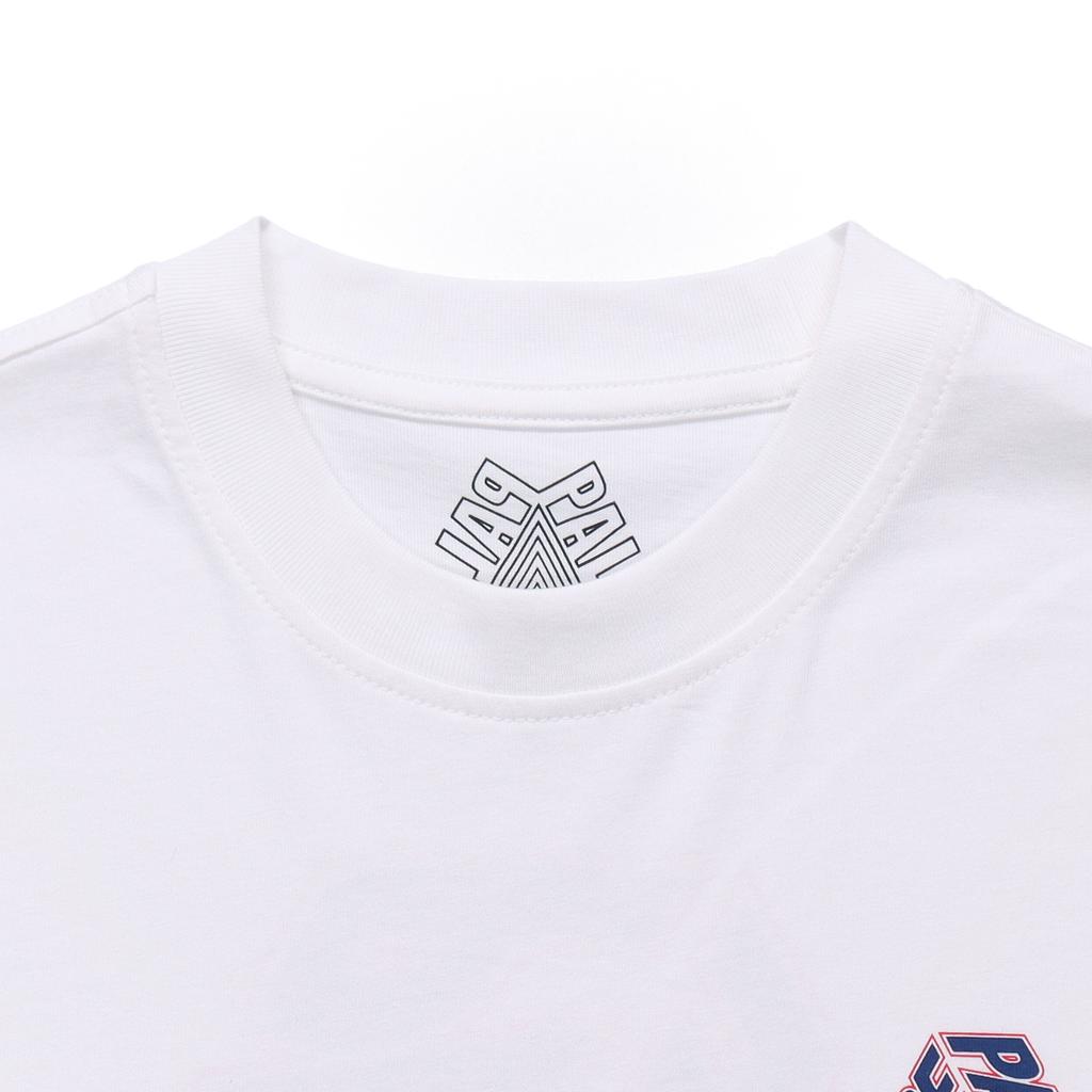 Palace P3 Team T-Shirt With Back Logo Print Unisex Tops Dark White P19TS236