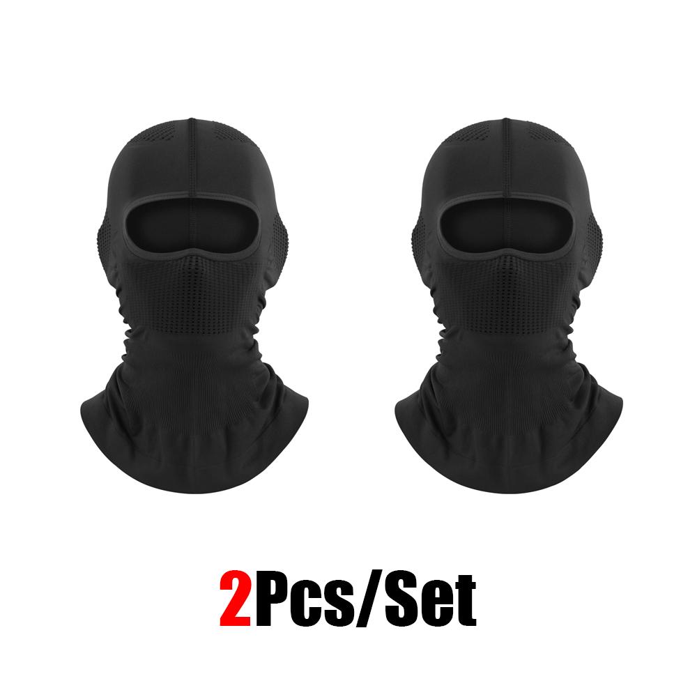 1pc/2pcs/4pcs Elasticity Breathable Balaclava Hat Cycling Full Face Mask Outdoor Ski Motorcycle Mask Scarf Helmet Inner Cap