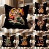 Japanese Style Cat Cushion Cover Multi-Scene Pillow Cover for Home & Car - Reversible, Soft & Durable for Daily Use