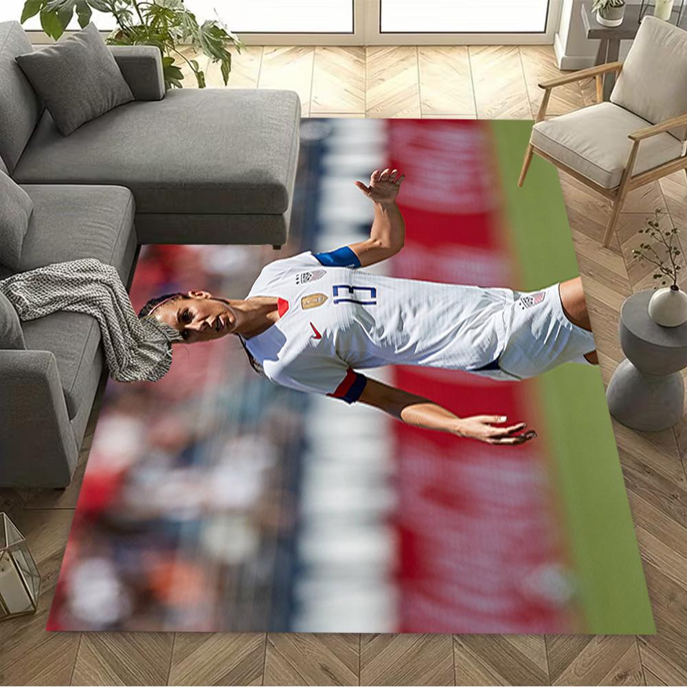 Dynamic Soccer Legend Action Carpet Suitable for Game Room Balcony Outdoor Decorate Room Anti-slip Rug Decorate Offices