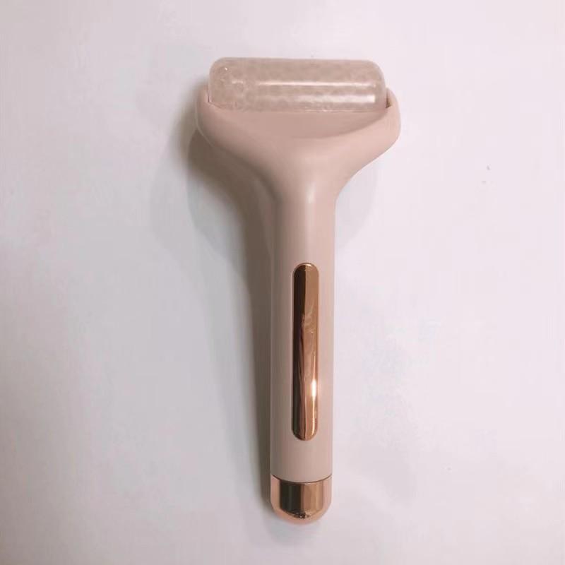 

Роликовый массажер для лица с ледяным валиком для снятия отечности, боли и небольших травм, косметические товары для сужения пор, отбеливания кожи NO BOX розовый