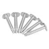 50PCS Self Drilling Screws 304 Stainless Steel Round Washer Head Screw Replacement M4.8x32