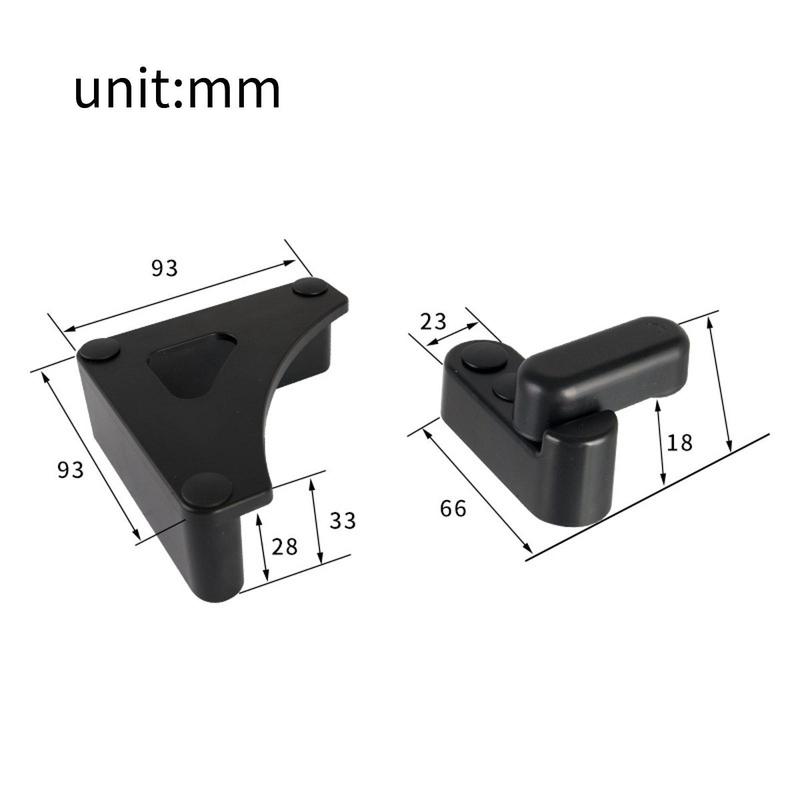 Stable RV Table Lock Clip Rotatable Buckle Organizer Hardware for Folding Table Board and Trailer Use