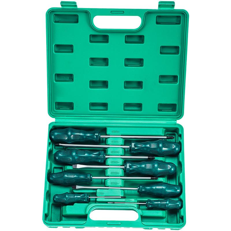 Xiaomi 8pcs Screwdriver Sets Phillips and Slotted CR-V Steel Screwdrivers with Ergonomic Handle for DIY Repairing Magnetic Hand Tools