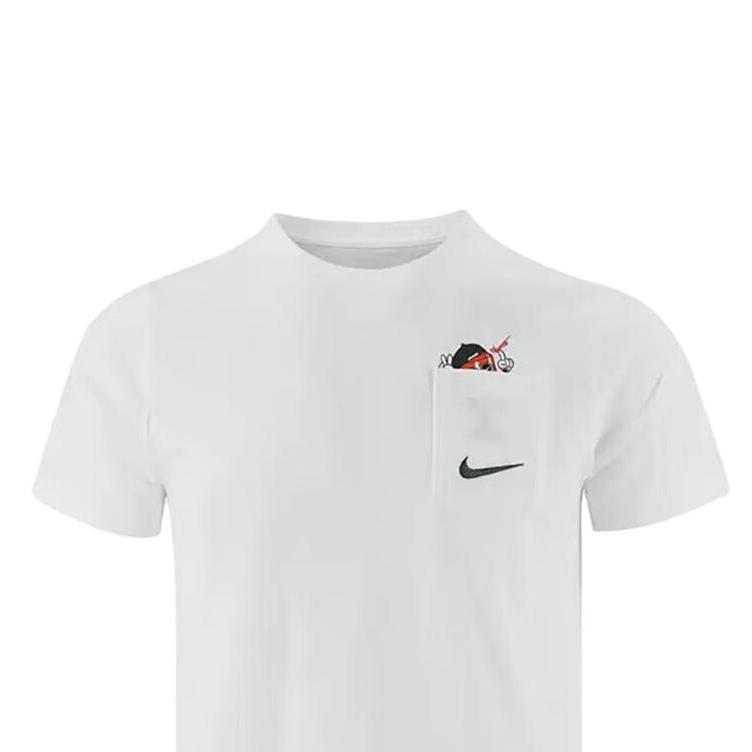 Nike Kids T Shirts Crew Neck Moderate HV5225-100
