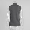 European-American High Neck Knit Sweater Cardigan Set for Spring/Autumn 2026 - Women's Long Sleeve Top + Cardigan