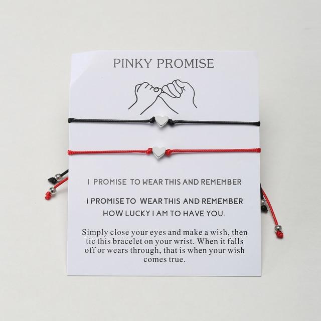 

Комплект - Лучшие друзья Сердце Парный браслет Мать Дочь Дамы Мужчины Мальчики Девочки Модные украшения Рождественские подарки