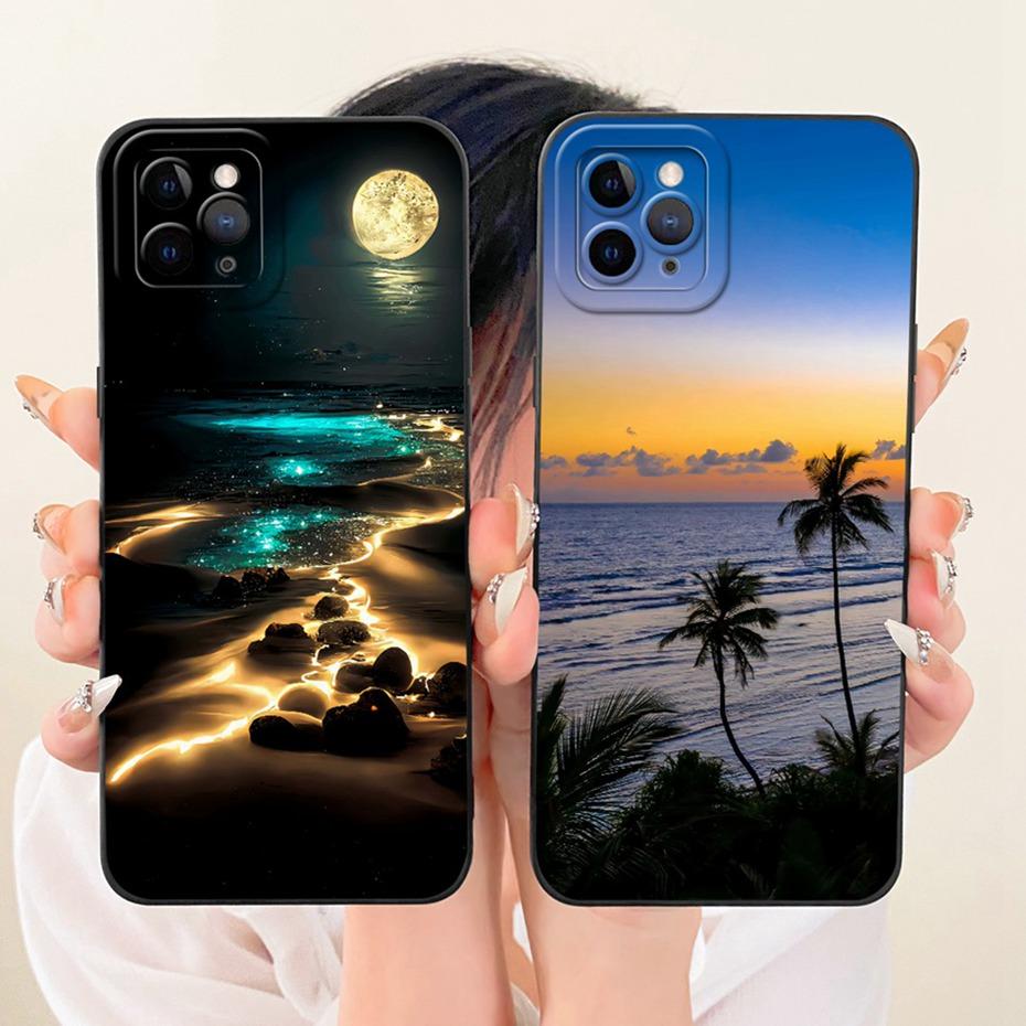 Cute Printed Phone Case For iPhone 11 Pro Max iPhone11 11Pro Soft Silicone Shockproof Cases For iPhone 11ProMax Covers Bumpers