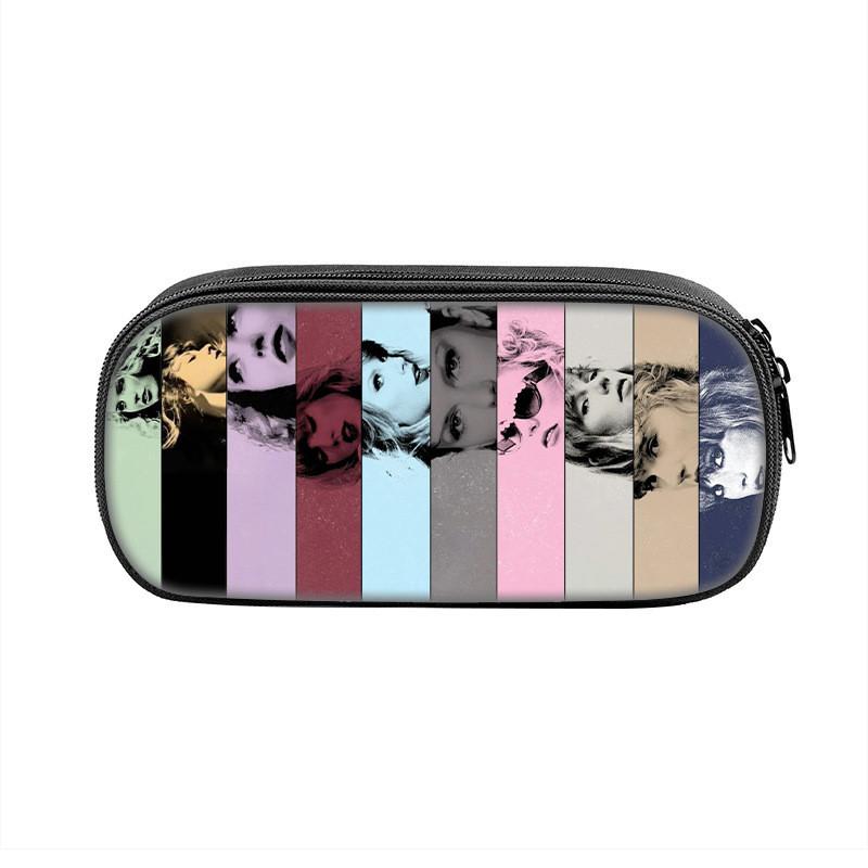 Taylor Swift Kids Pencil Case With Nylon Material For School Supplies And Storage