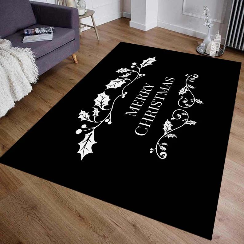 Christmas Rug Xmas Snowman Rug Christmas Area Rug Christmas Carpet Cardinal Rug Snowman Design Rug Snow Snowman Decor Rug