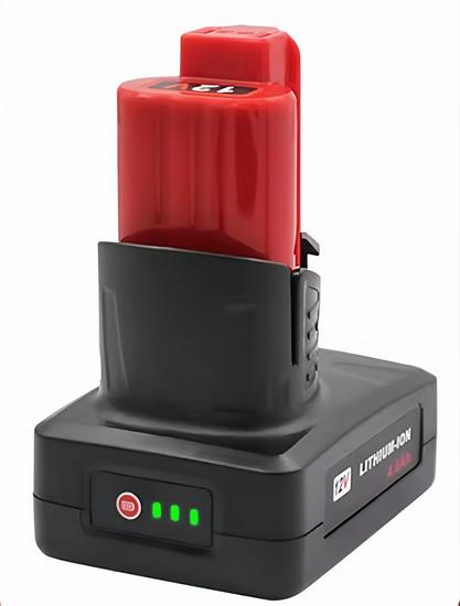 Milwaukee M12 12V Tool Battery Charger & Replacement Battery for Electric Wrench/Drill