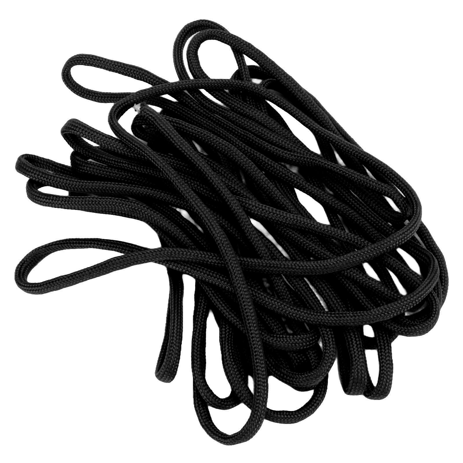 

5 Meters 9 Cores Safety Rope Polyester Parachute Cord Camping Rope for Outdoor Survival Hiking Black чорний