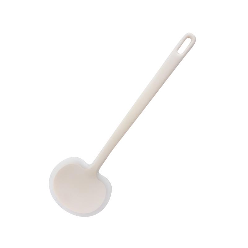 Silicone Mushroom Spatula: Non-stick, Heat-Resistant, Easy-to-Clean Cooking Tool with Dual-Use Stirring Spoon.
