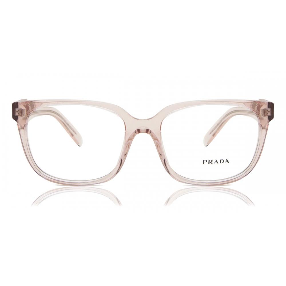 

Prada Pr 17zv 15j1o1 Women Eyeglasses Transparent Light Pink/52-18-140