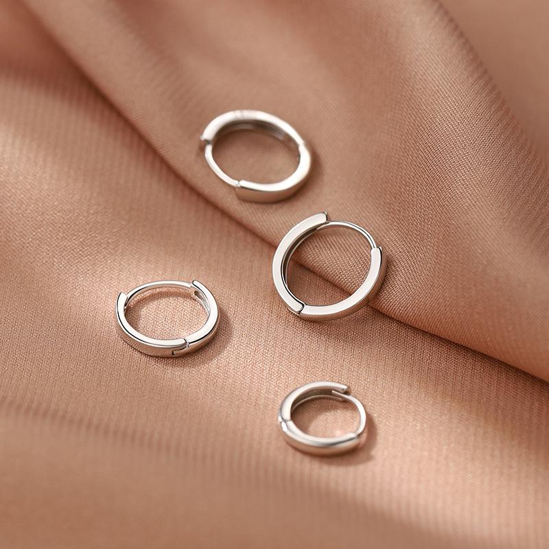 925 Sterling Silver Tragus Ear Cuffs: New 2024 Earrings for Women, Hot-Selling Ear Accessories for Piercing Care.