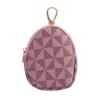 Fashionable New Plaid Short Zipper Coin Purse Portable Mini Key Bag Thickened Waterproof and Storable Small Wallet