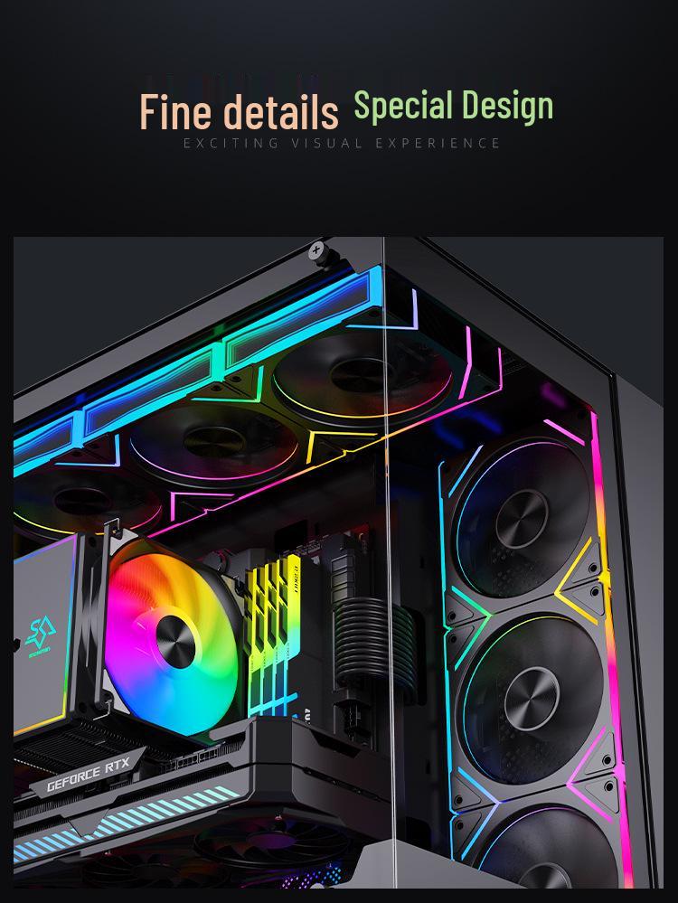 SNOWMAN EK120 ARGB 120mm Prism CPU Cooling Fan