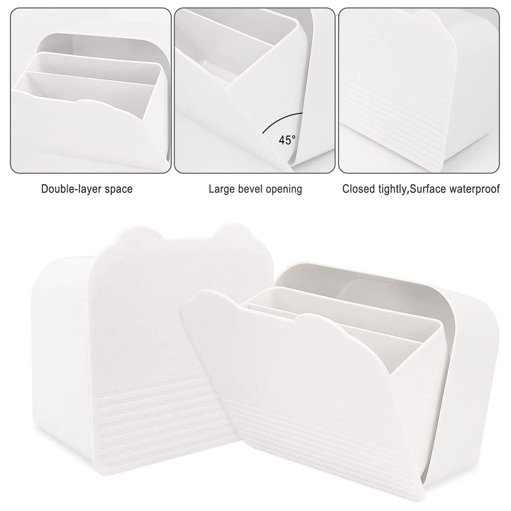 Toilet Organizer Adhesive Large Storage Box Sanitary Napkin Organizer For Cosmetics Decorative Box Wet Tissue Box Bathroom Tools