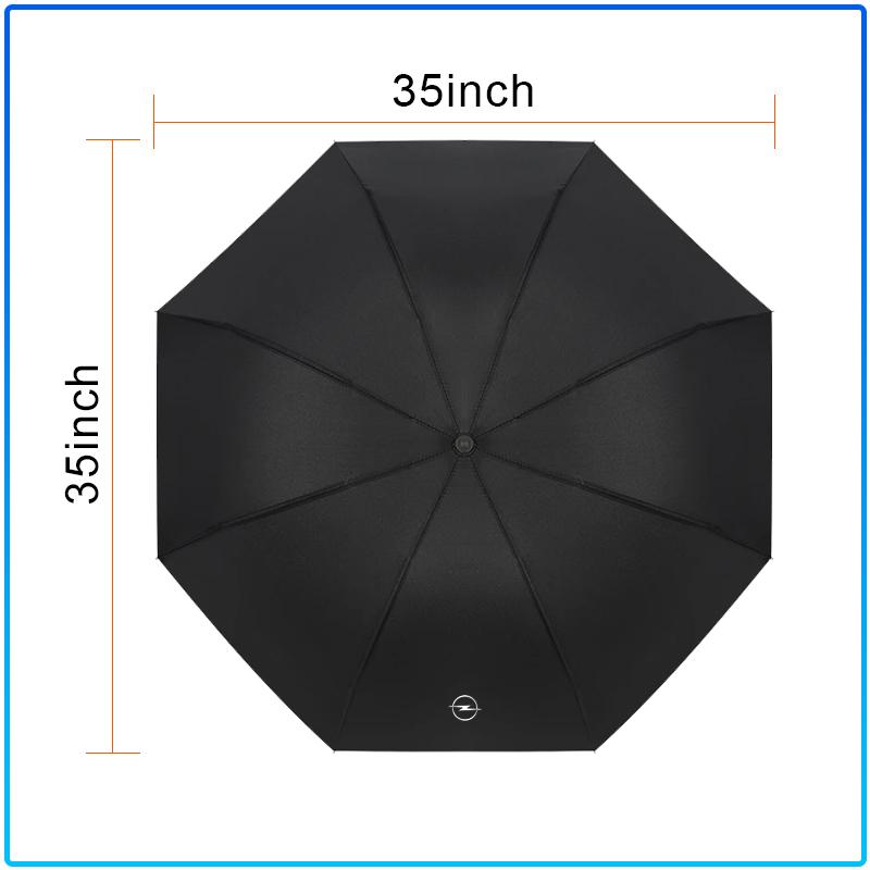 Winddicht Regen Vollautomatisch Kompakt 3-fach Faltbarer Regenschirm Emblem Für Opel Astra C G H Insignia J K Zafira B Corsa Vectra C Corsa C