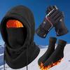 Autumn/Winter 3-4 Piece Cold-Protection Set: Hat, Gloves, Socks for Warmth