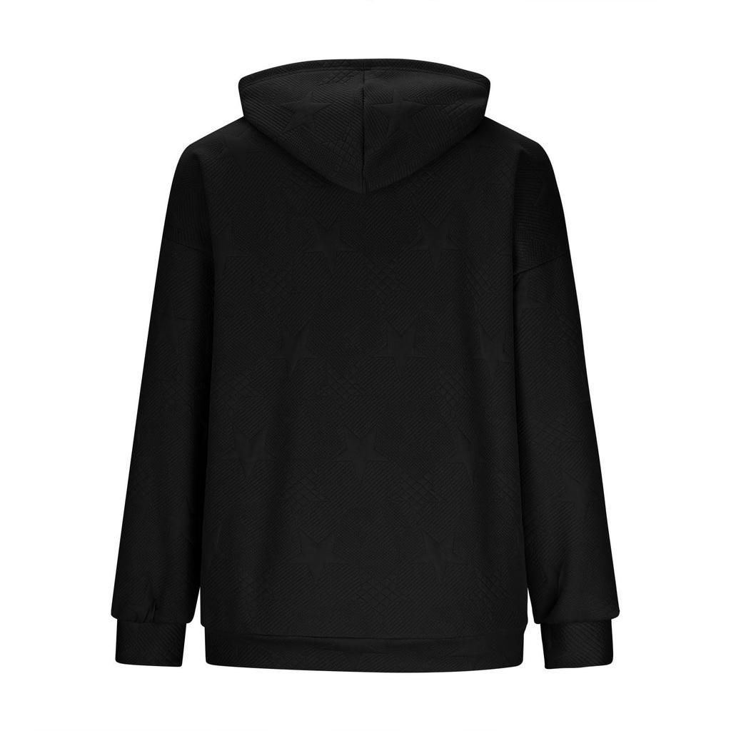 Women's Loose Long Sleeved Round Neck Pocket Sportswear Casual Pullover Sweatshirt