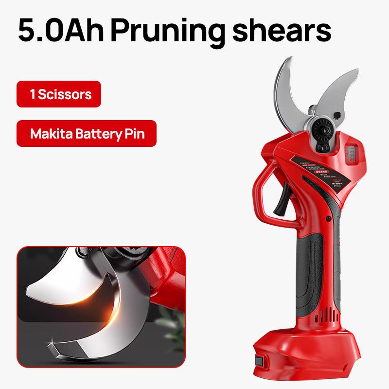 Brushless Electric Pruning Shears Cordless Fruit Tree Branches Scissors Power Tool For Makita Battery Pin