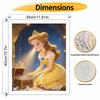 Disney Princess Treasure Digital Oil Painting Art Kit Handmade Diy Home Decorations