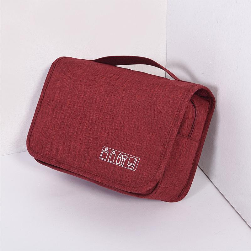 Bei Lian Portable Makeup and Skincare Travel Bag with Hook and Wet/Dry Separation