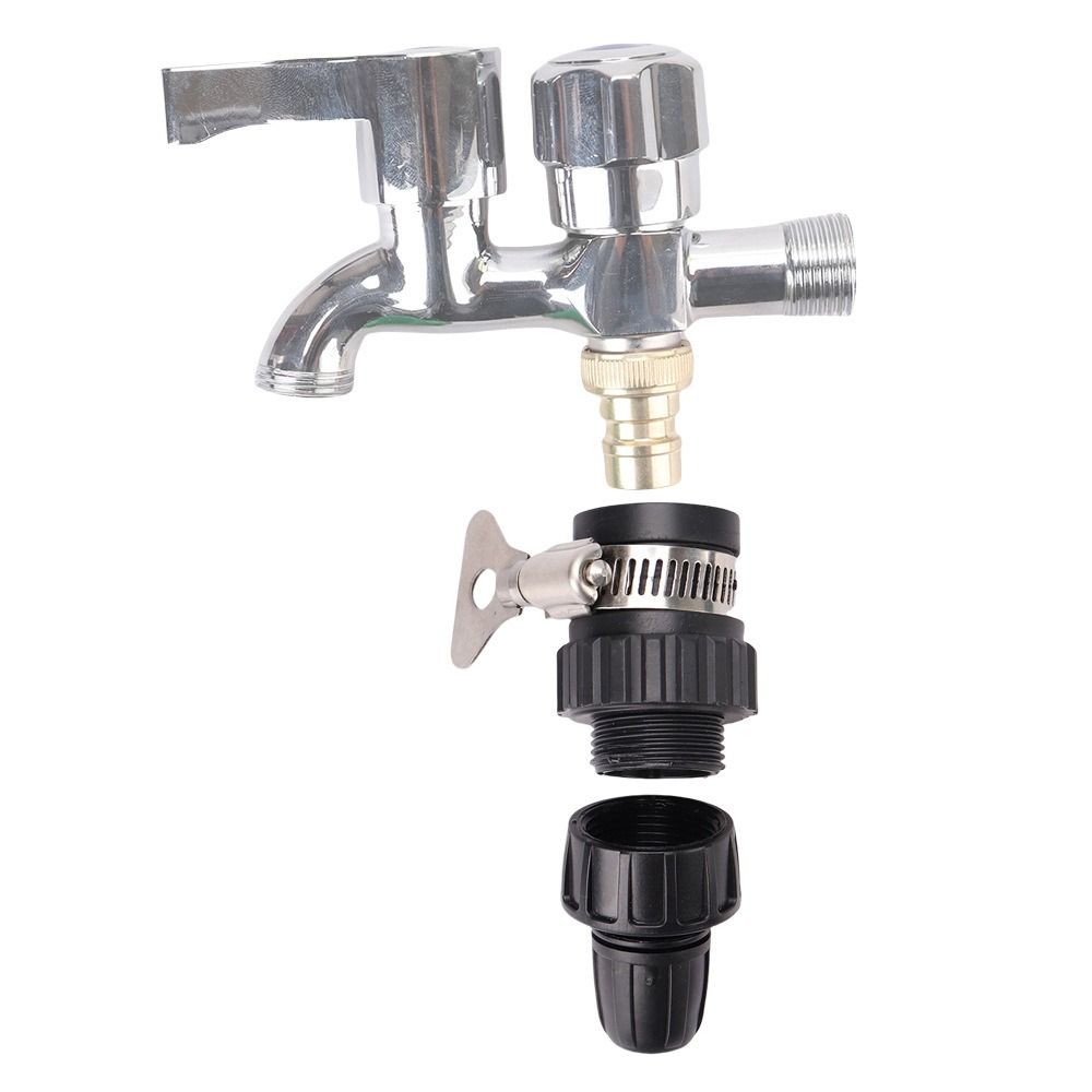 2pcs Multi-functional Hose Fitting Adapter Leak-Proof Tap Connector Garden Hose Adapter  Car Washing