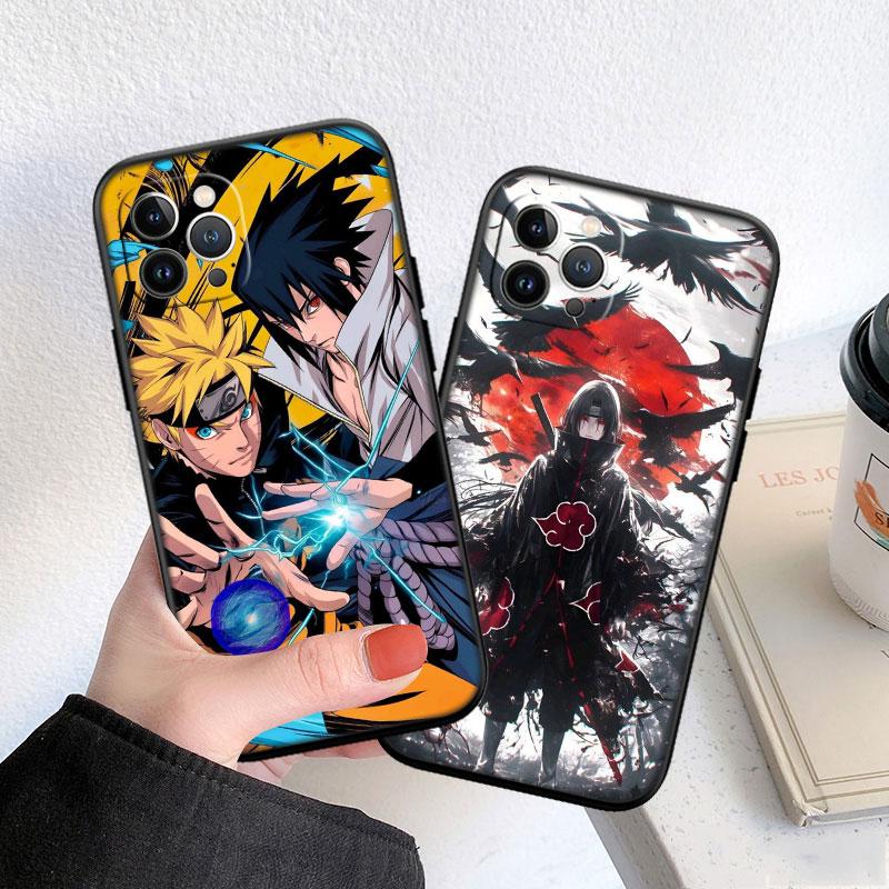 PP5 Anime Naruto Akatsuki Soft Shell Phone Case for Redmi Note 10 11 12 Pro Max 10S 10C 10T 11A 11S 12S 12C