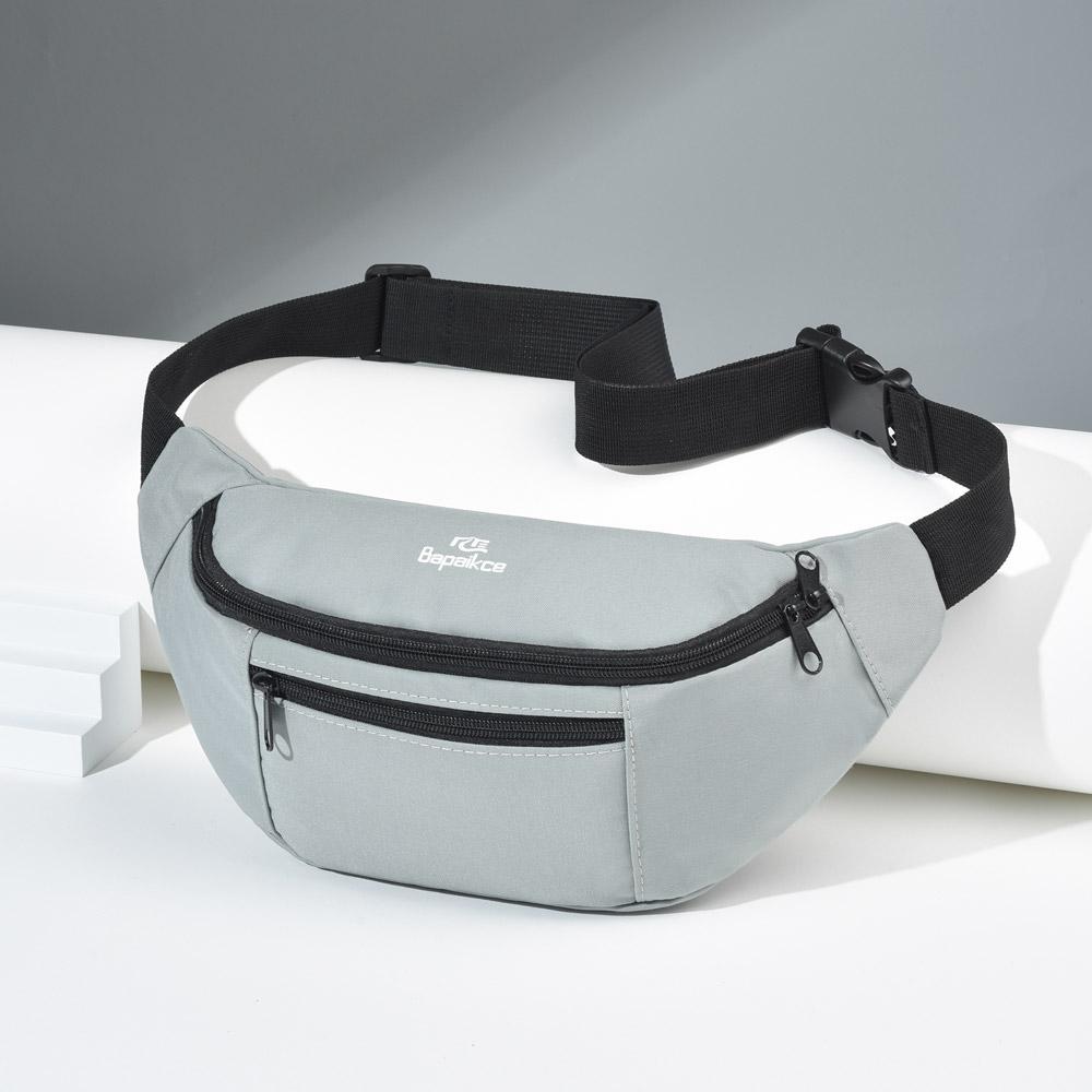 Stylish Large Capacity Crossbody Bag Oxford Cloth Outdoor Travel Fanny Pack For Men With Mobile Phone Multi-functional Chest Bag