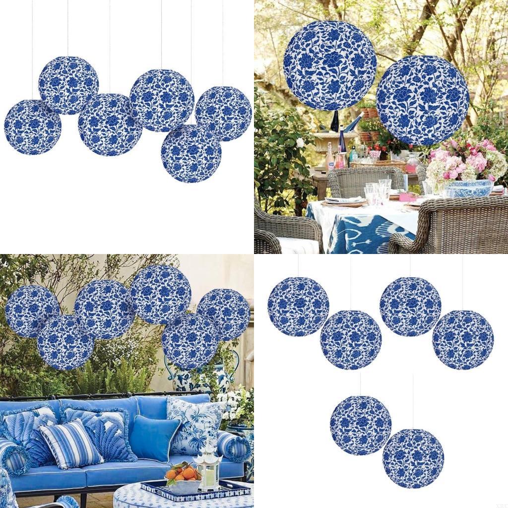 

Set of 6 Elegant Chinese Lanterns for Home Decoration Handmade Hanging Ornament X3UC China Mainland