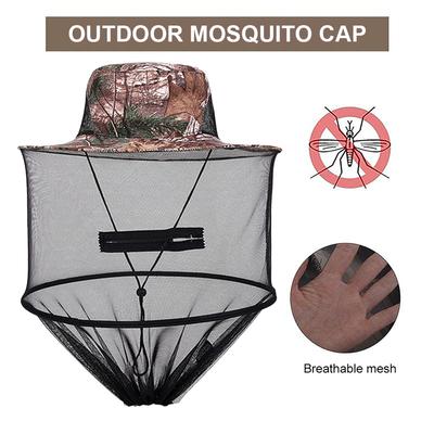 Chapéus de Pesca e Acampamento ao Ar Livre Proteção UV Chapéus com Tela Anti-mosquitos para Apicultura Chapéu Protetor Solar para Jardinagem Roupa de Pesca