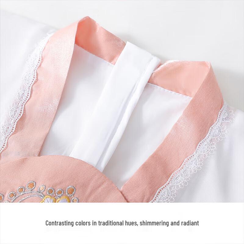 Classic Teddy Girls' New Chinese Style Hanfu Mesh Dress